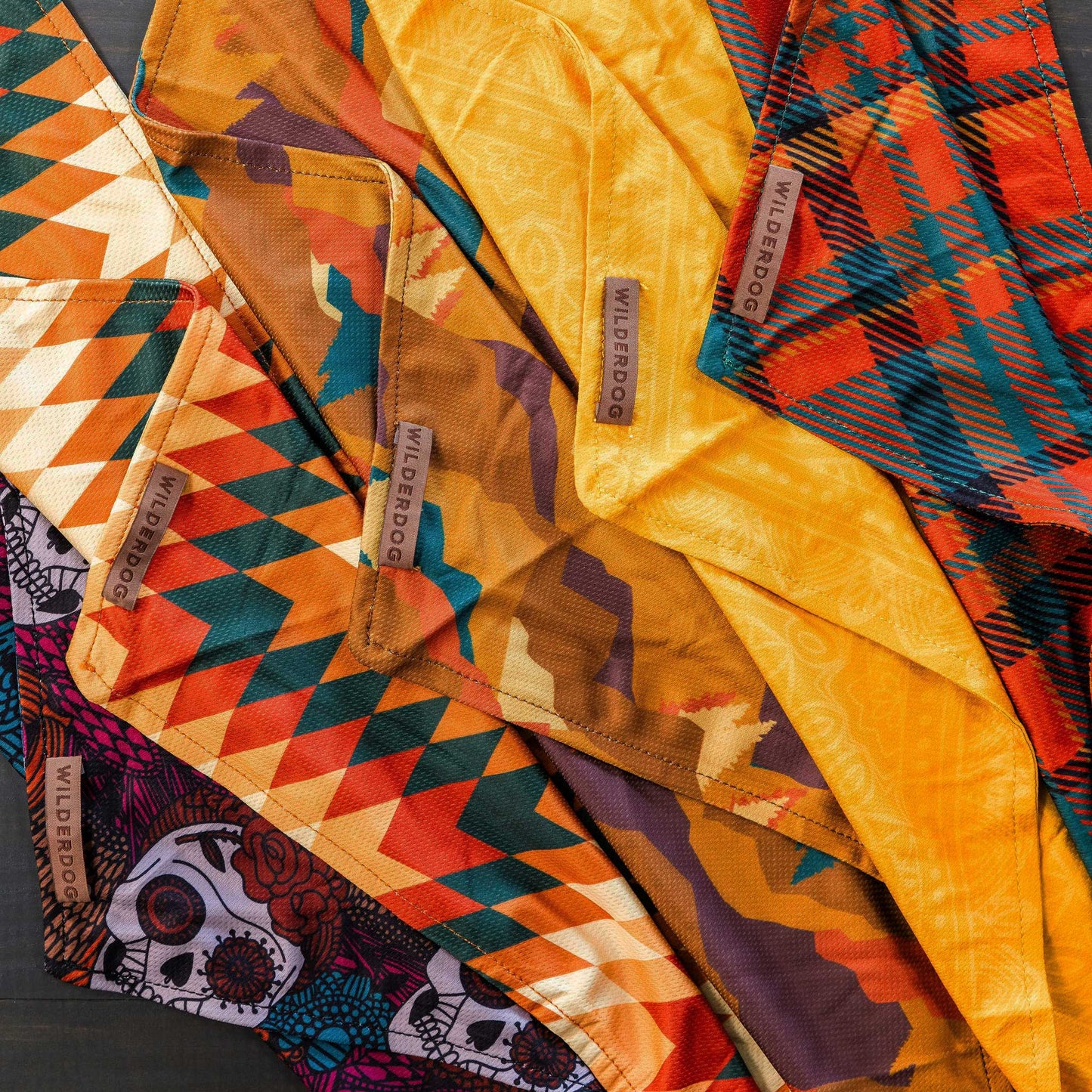 Pumpkin Spice Plaid Bandana