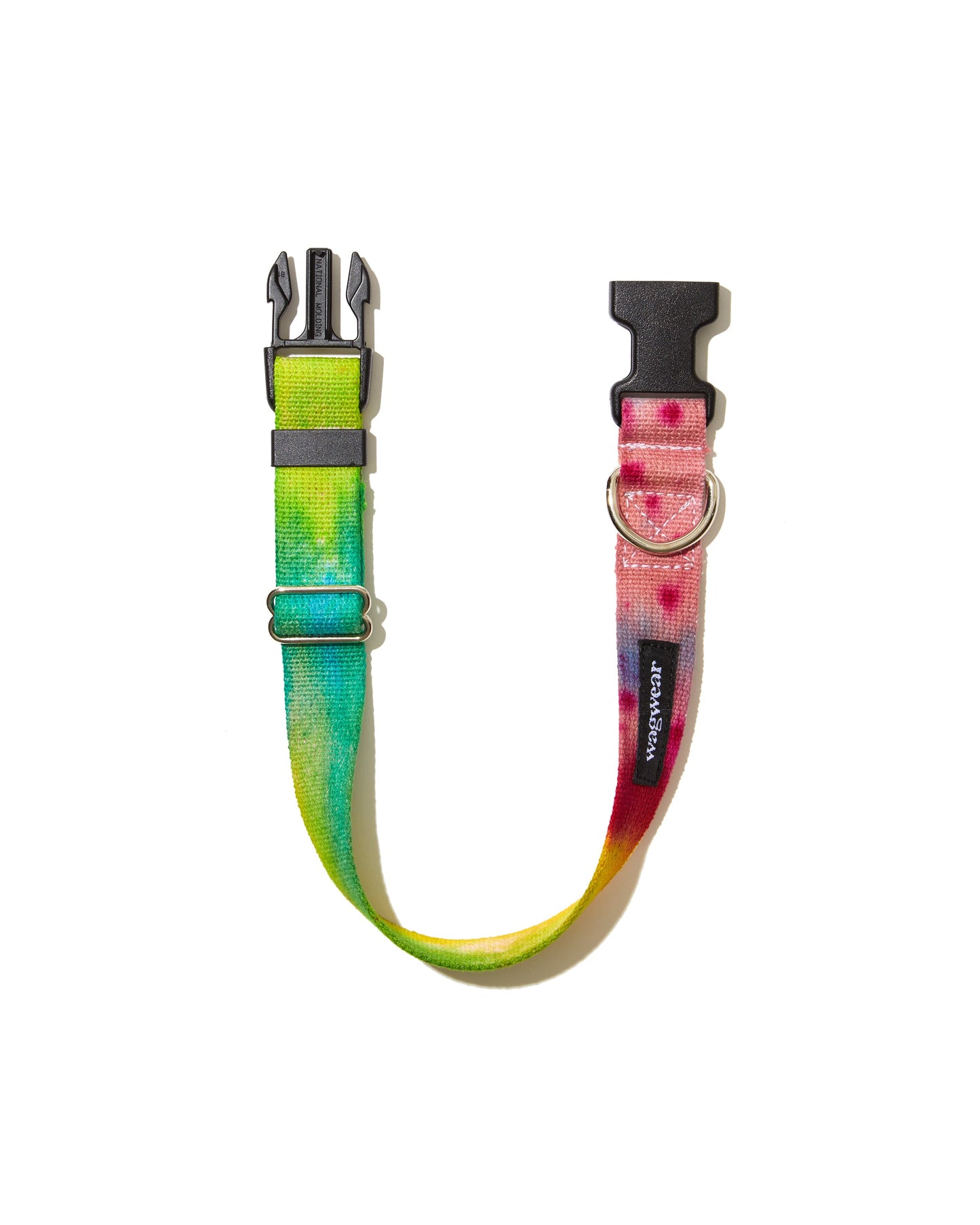 tie-dye collar