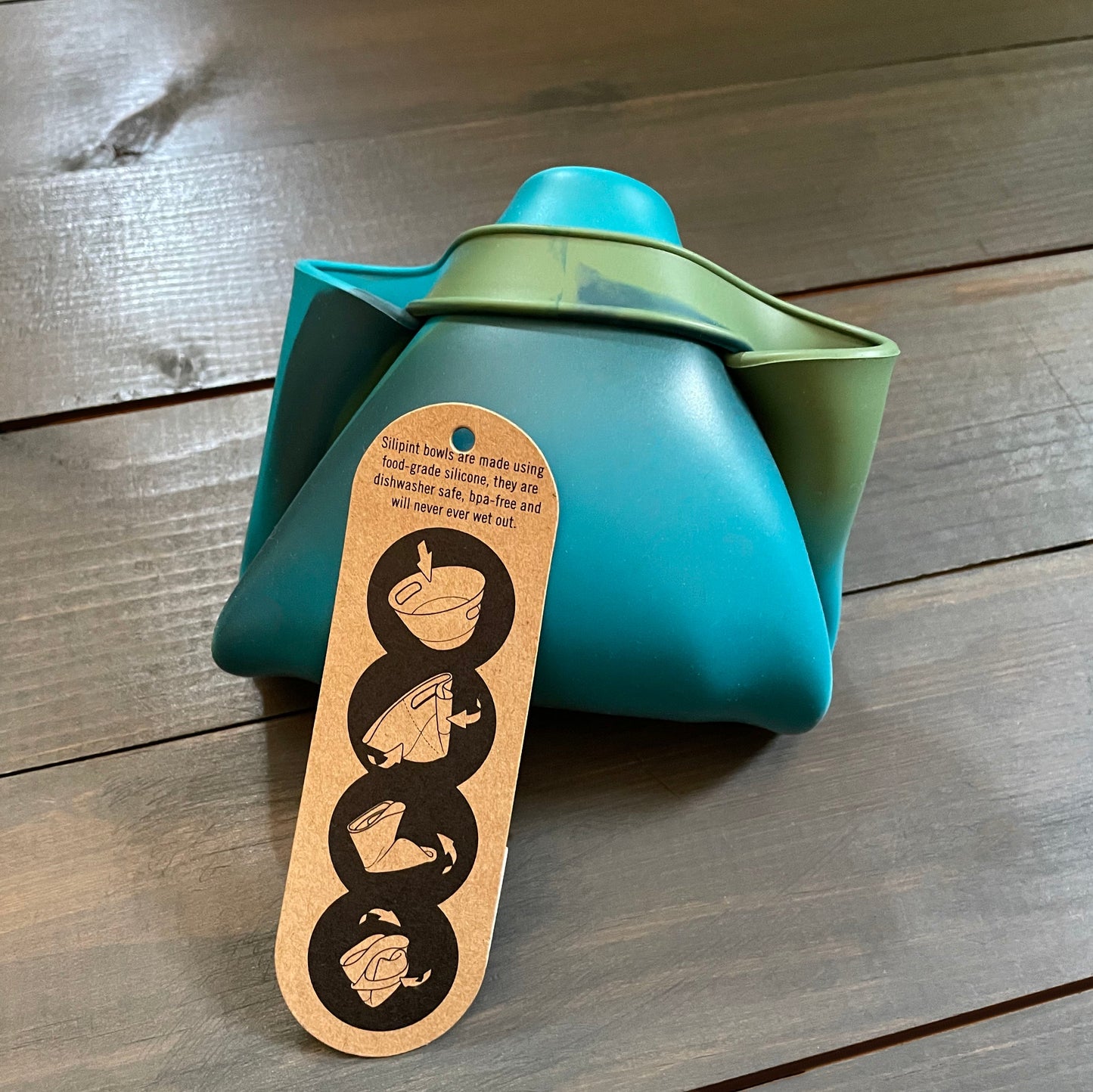 Foldable Silipint Dog Bowl