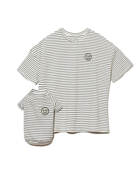 Stripe Matching Human + Dog Tees